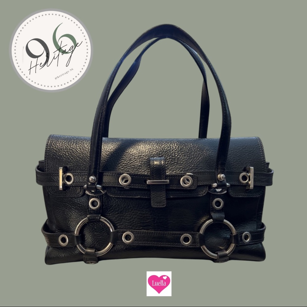 RARE Luella Bartley Black Leather “Gisele” bag LIKE NEW